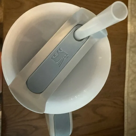 Stanley Gray and Light Blue 30oz Travel Mug - Picture 8 of 8